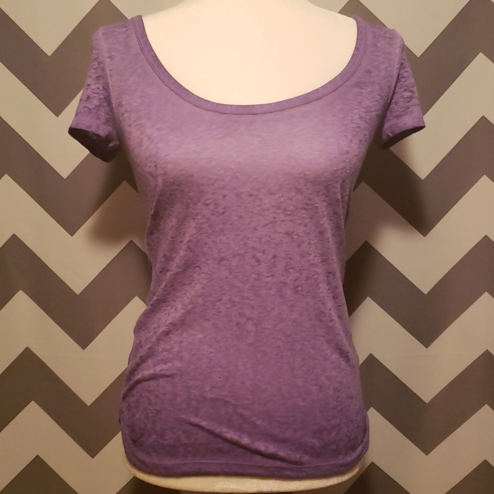 AEO ombre scoop neck t shirt